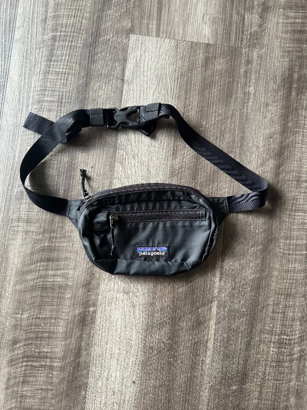 Patagonia Colorblock Belt Bag Black NWOT